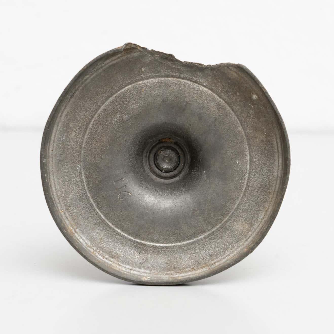 Bougeoir antique en métal, vers 1950 3