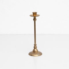 Antico portacandele in metallo, 1950 circa