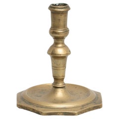 Bougeoir antique en métal, vers 1950