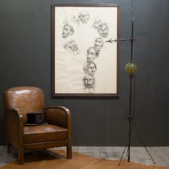 Antique Metal, Copper and Glass Barn Lightning Rod c.1920