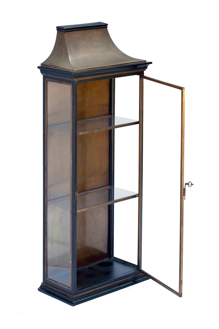 Antique Metal Display Case at 1stDibs