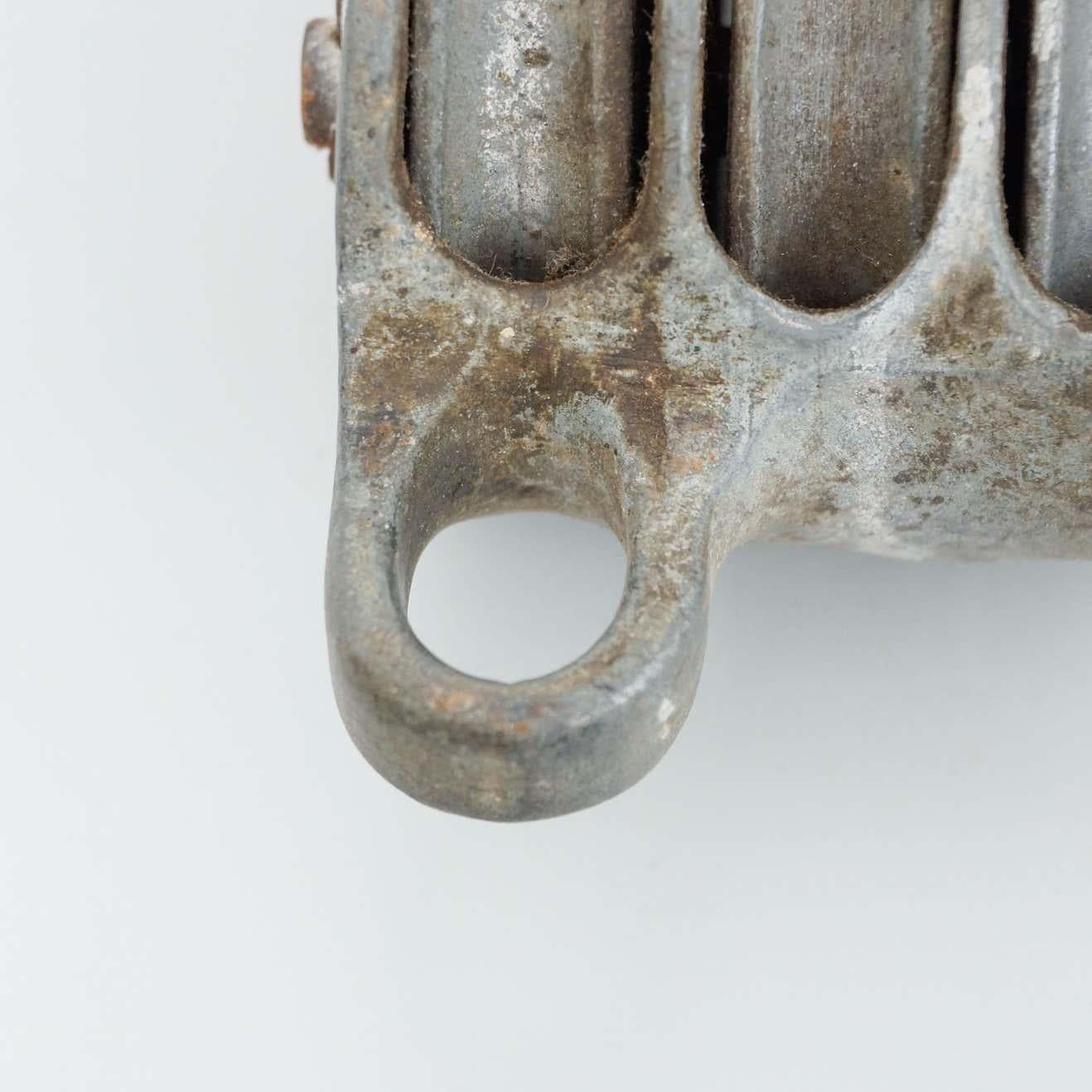Antique Metal Pulley Hook For Sale 4