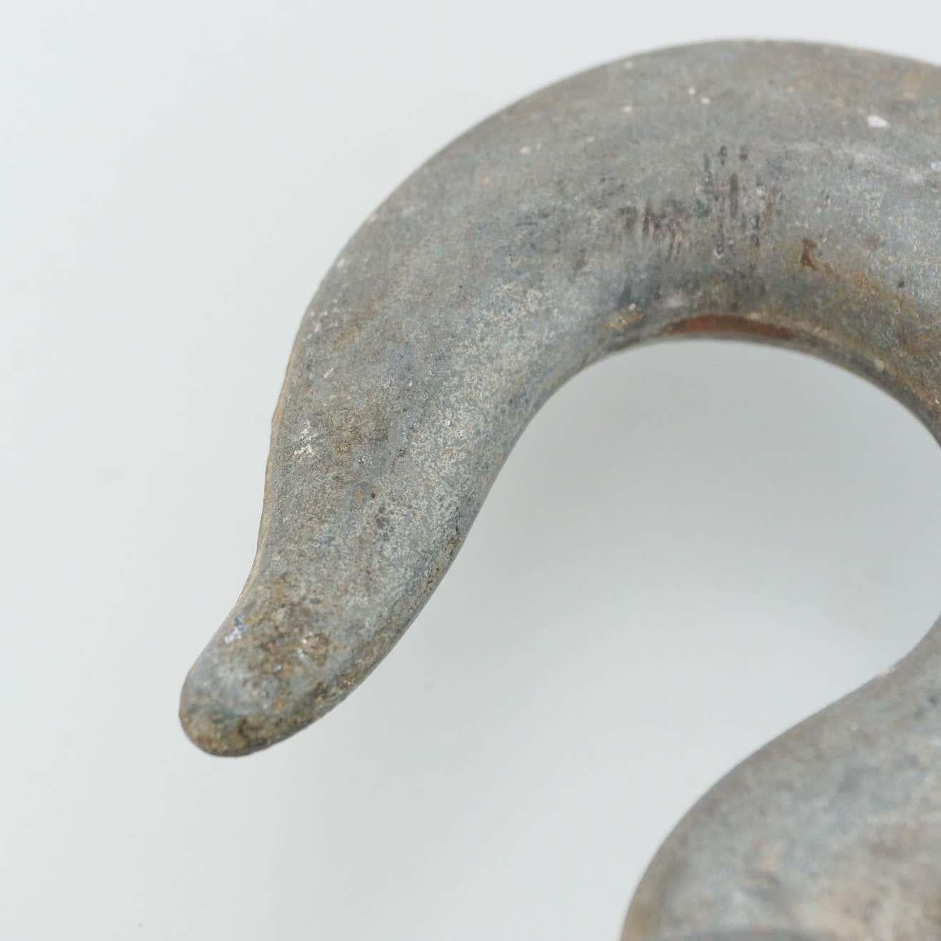 Antique Metal Pulley Hook For Sale 3