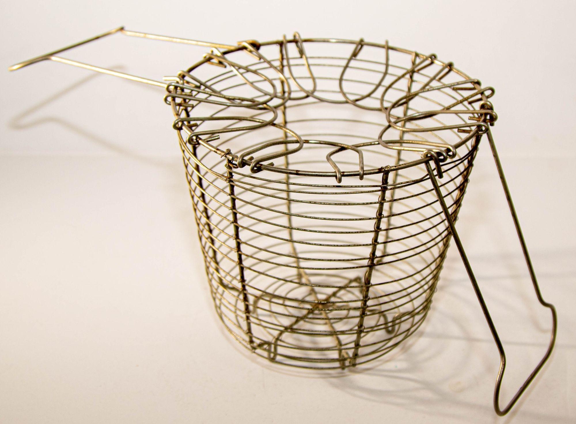 antique wire egg basket for sale