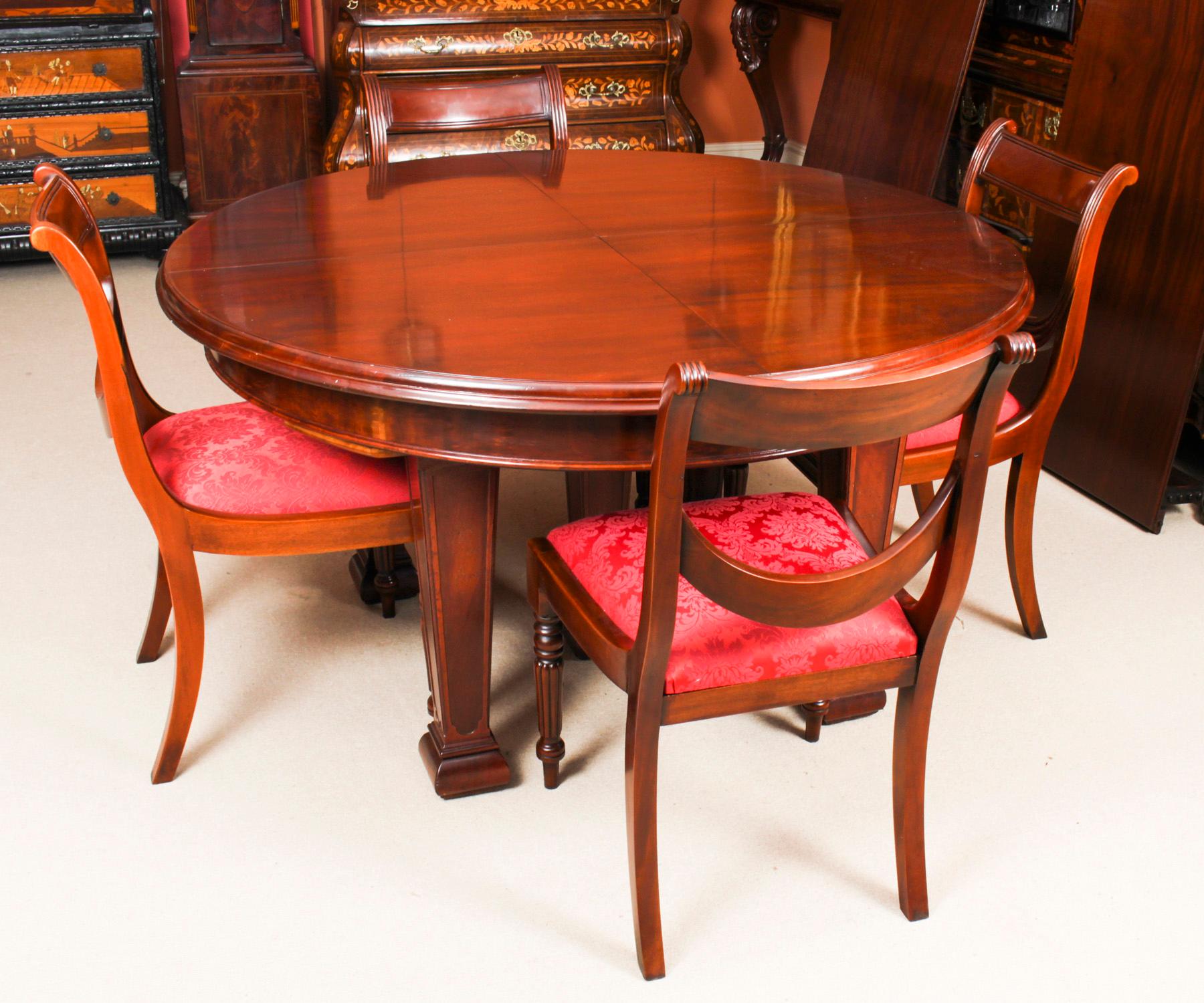 table with 12 chairs