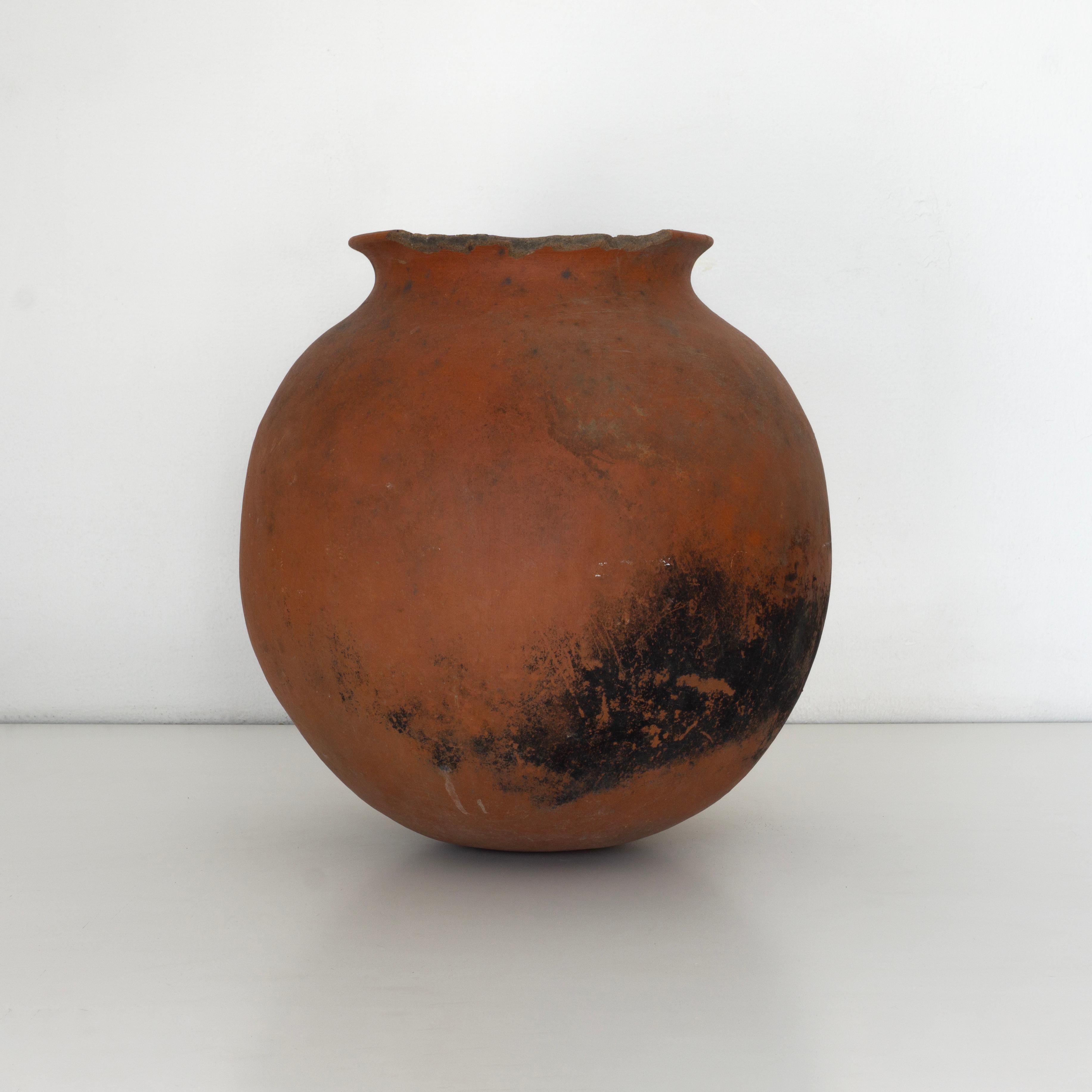 Messicano Antico contenitore d'acqua in argilla Mex. Feliciano. XX secolo. Collection'S. in vendita