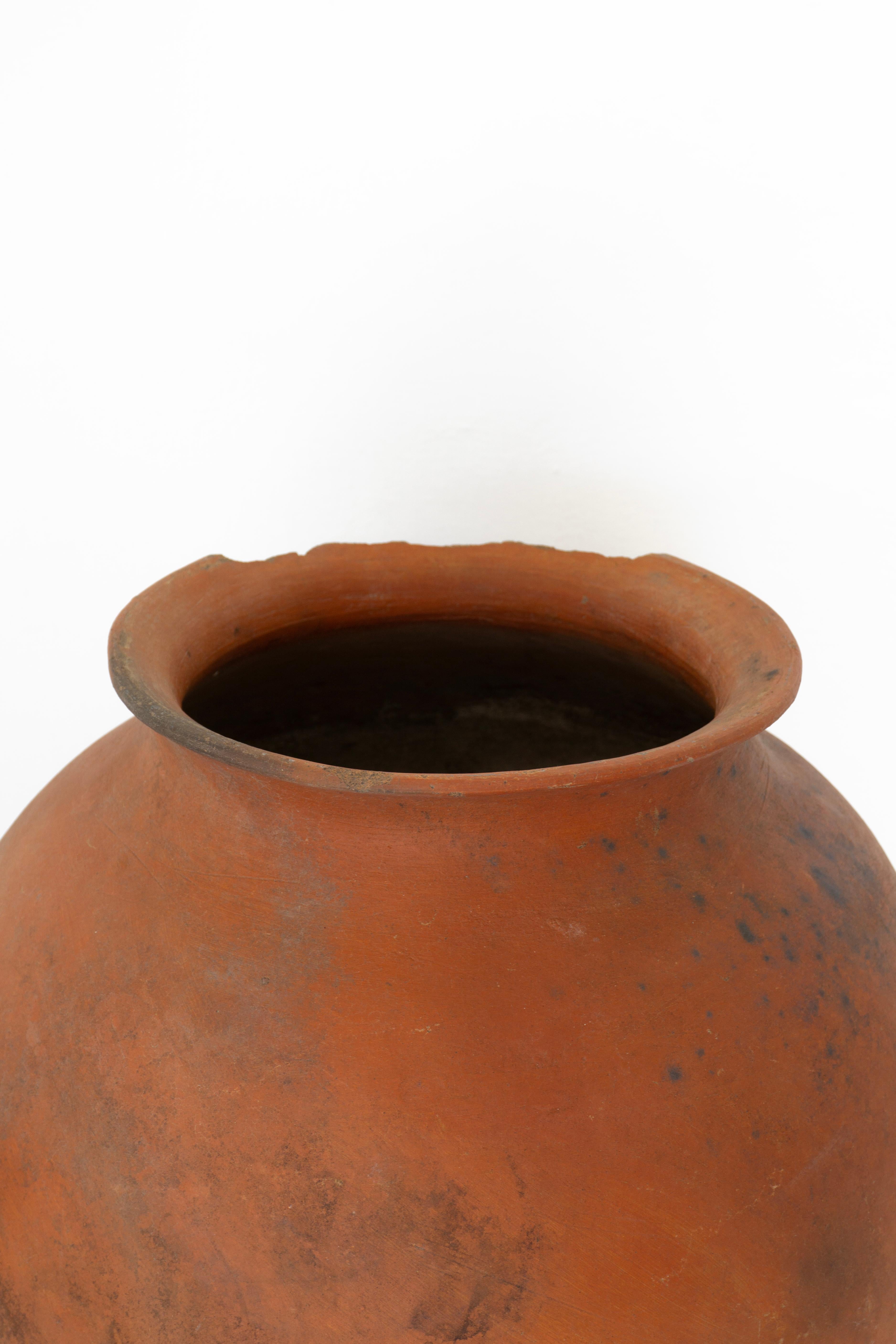 Antico contenitore d'acqua in argilla Mex. Feliciano. XX secolo. Collection'S. in vendita 2