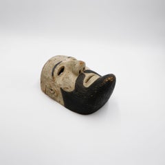 Antique Mexican Bearded Man Mask Guerrero, Mexico, circa 1930