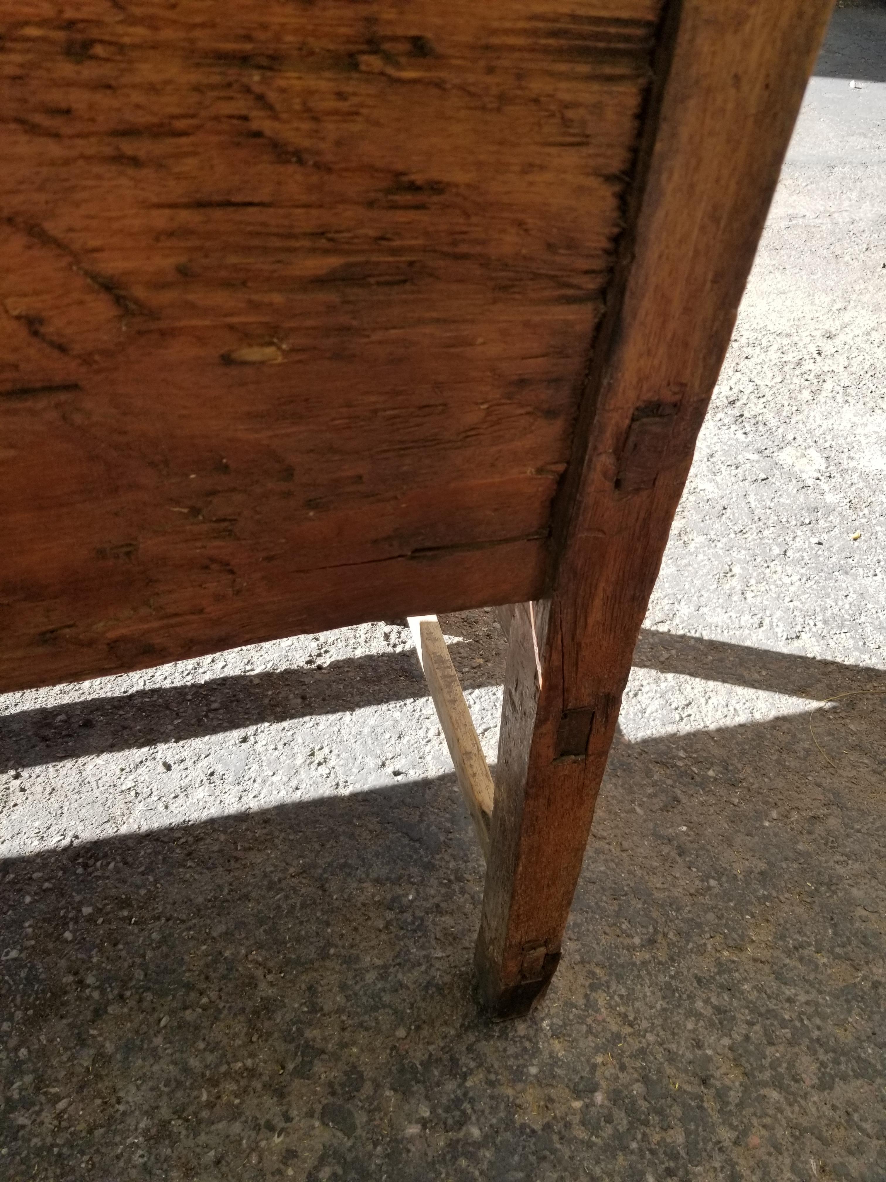 Rustic Antique Mexican Bench