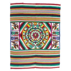Antique Mexican Blanket 4'9" x 6’3”