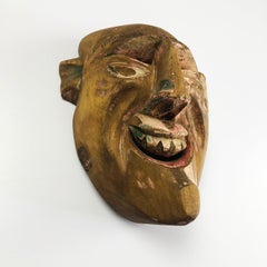 Antique Mexican Carnaval Mask