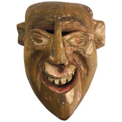 Masque de carnaval mexicain ancien