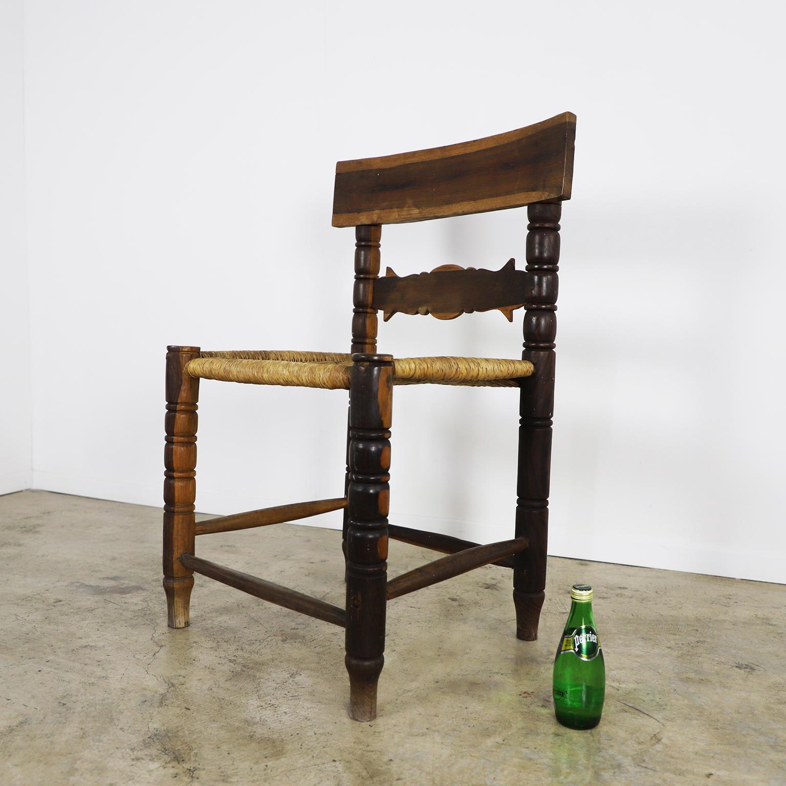 Chaise mexicaine ancienne Bon état - En vente à Mexico City, CDMX