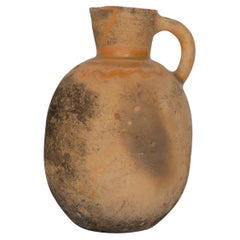 Antigua jarra decorativa mexicana de barro. Felisa. Siglo XX. Colección Herencias