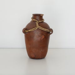 Antique Mexican Clay Decorative Jar. Mauro. XX Century. Herencias Collection.