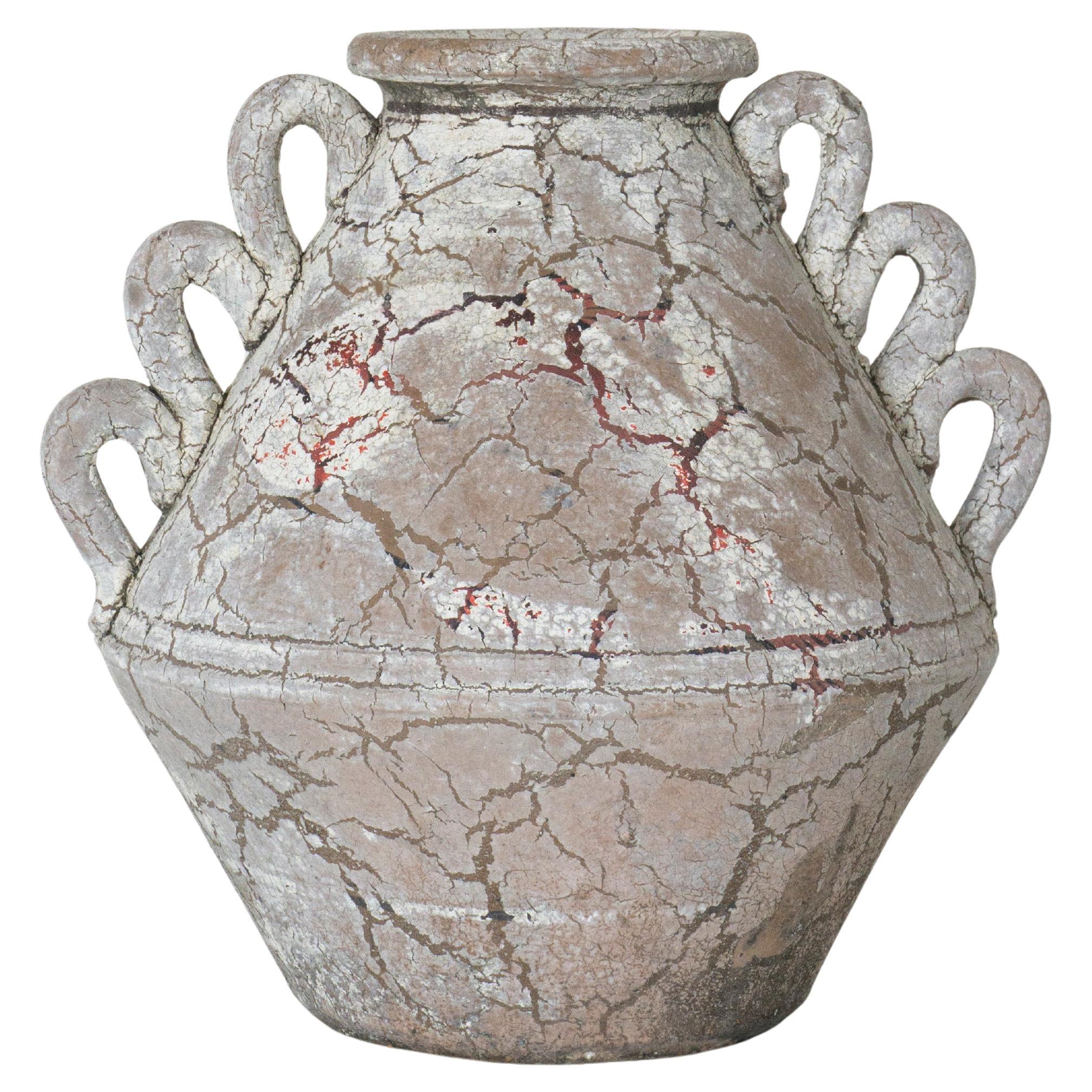 Vase ancien en terre mexicaine. Perla. XXème siècle. The Collective.