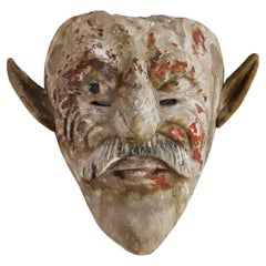 Antique Mexican Diablo Mask