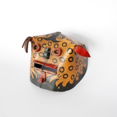 Antique Mexican Jaguar Mask