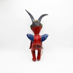 Antique Mexican Judas Figure in Papier-Mâché