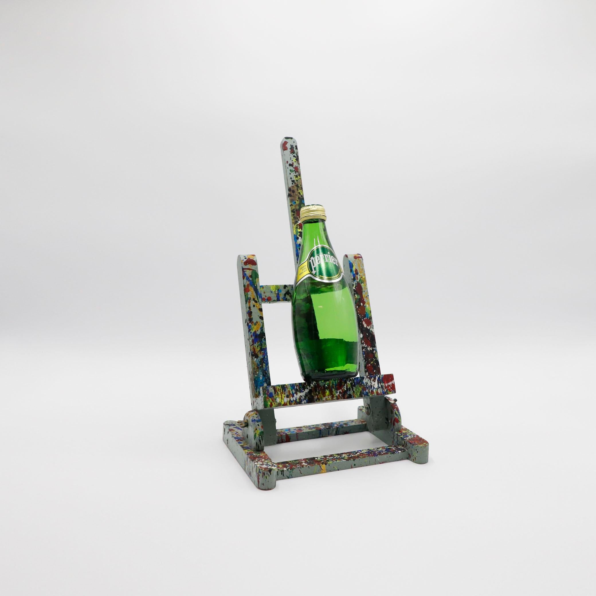 Chevalet d'artiste ancien en bois peint mexicain Bon état - En vente à Mexico City, CDMX