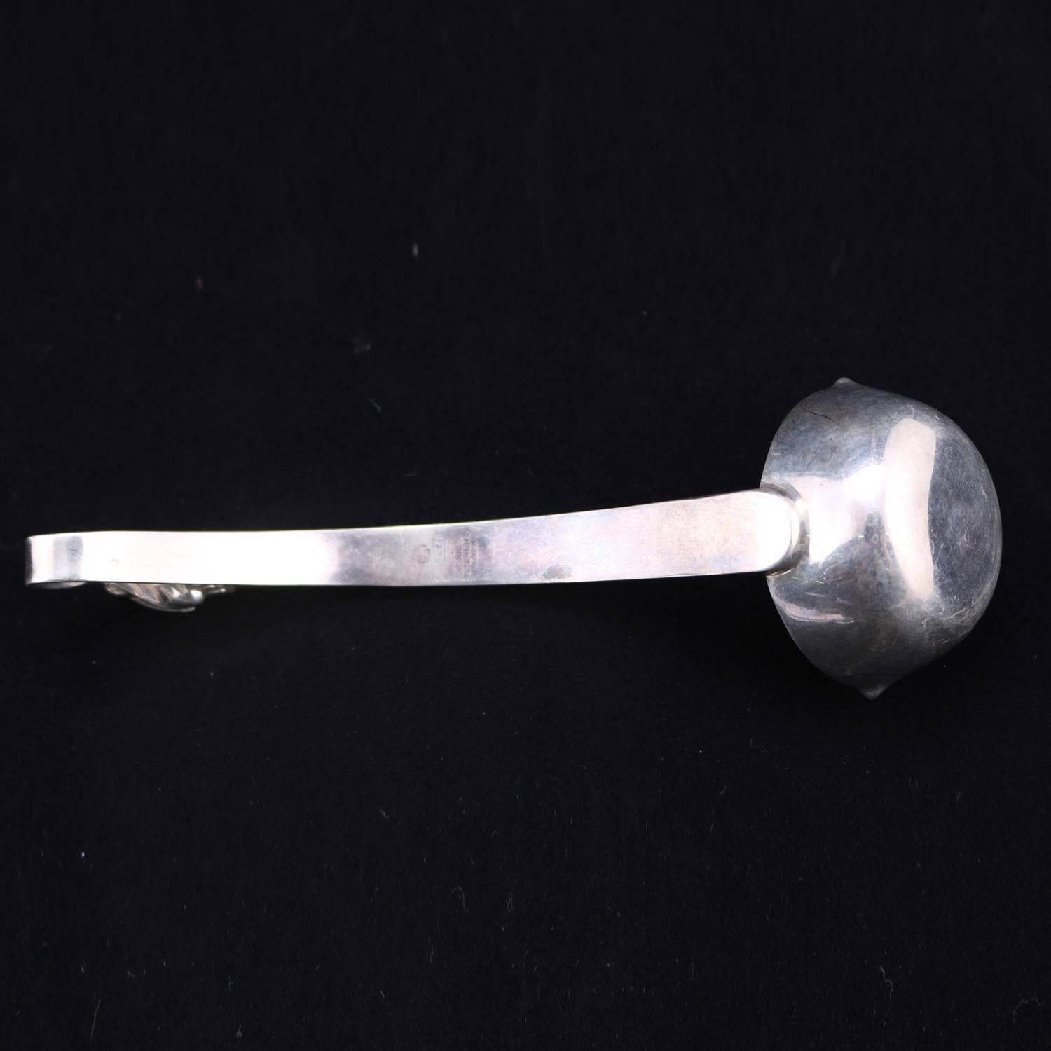 Antique Mexican Sterling Silver Sauce Ladle, 1880 2