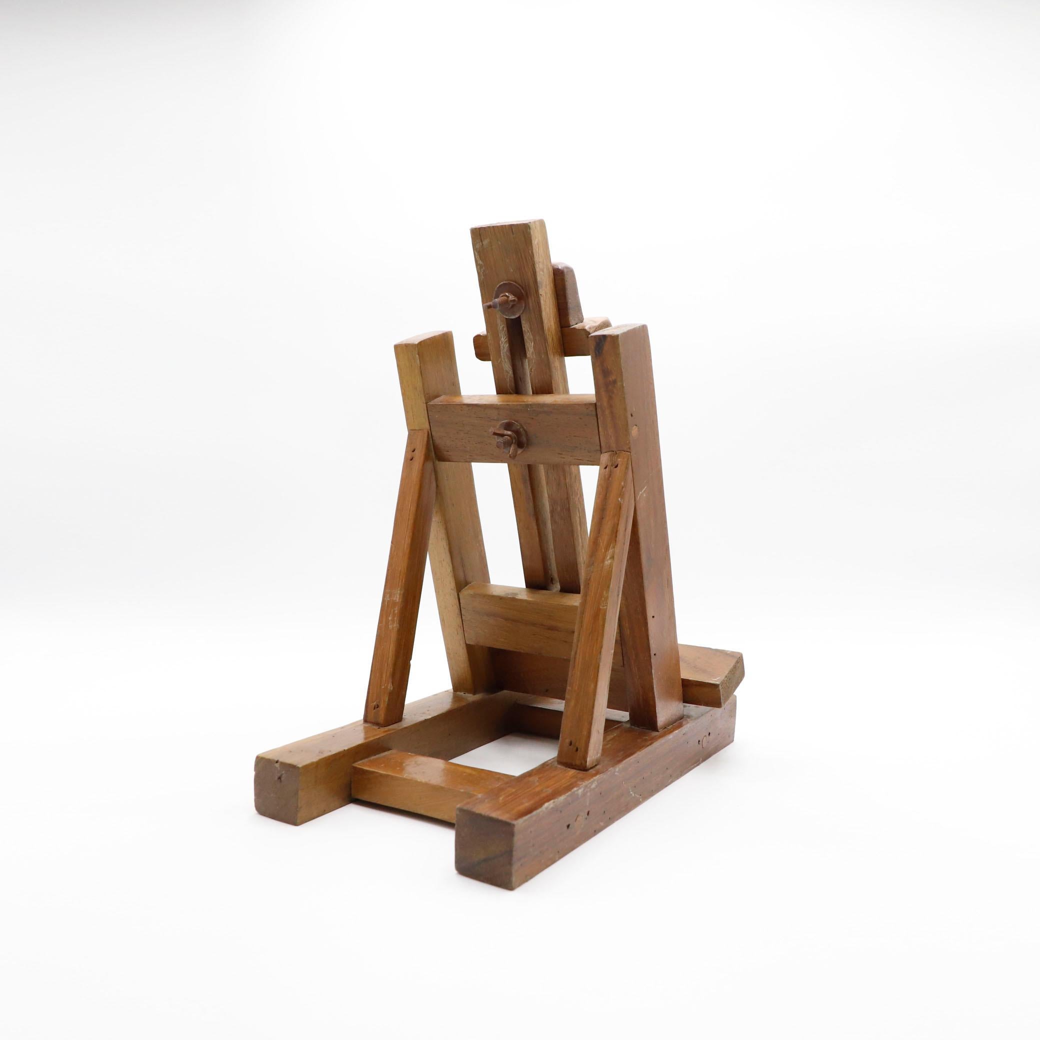 Mexicain Chevalet d'artiste ancien en Wood Wood mexicain en vente