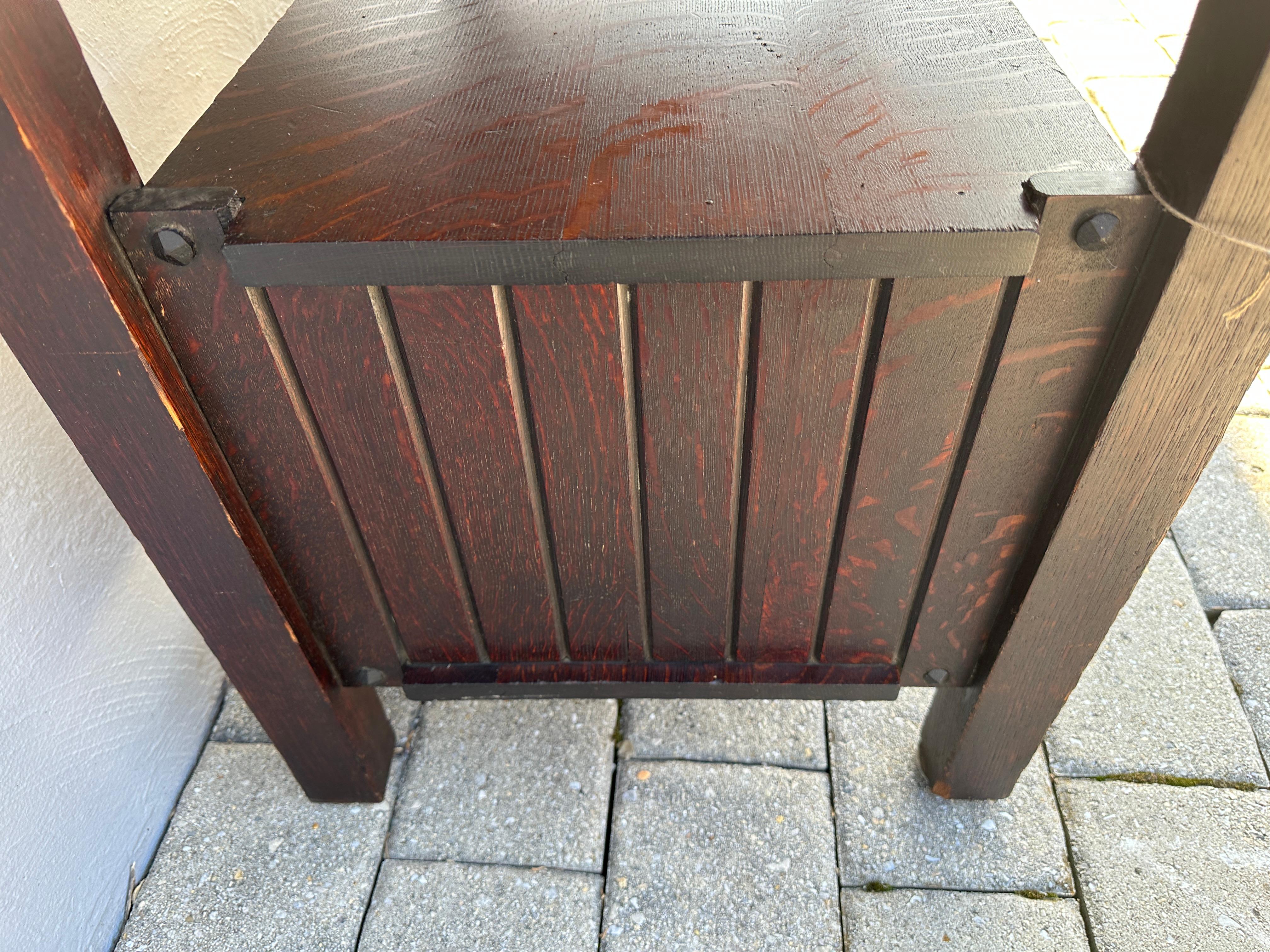 Antiquités Michigan Chair Co. Table ovale Stickley Era, W3192 en vente 4