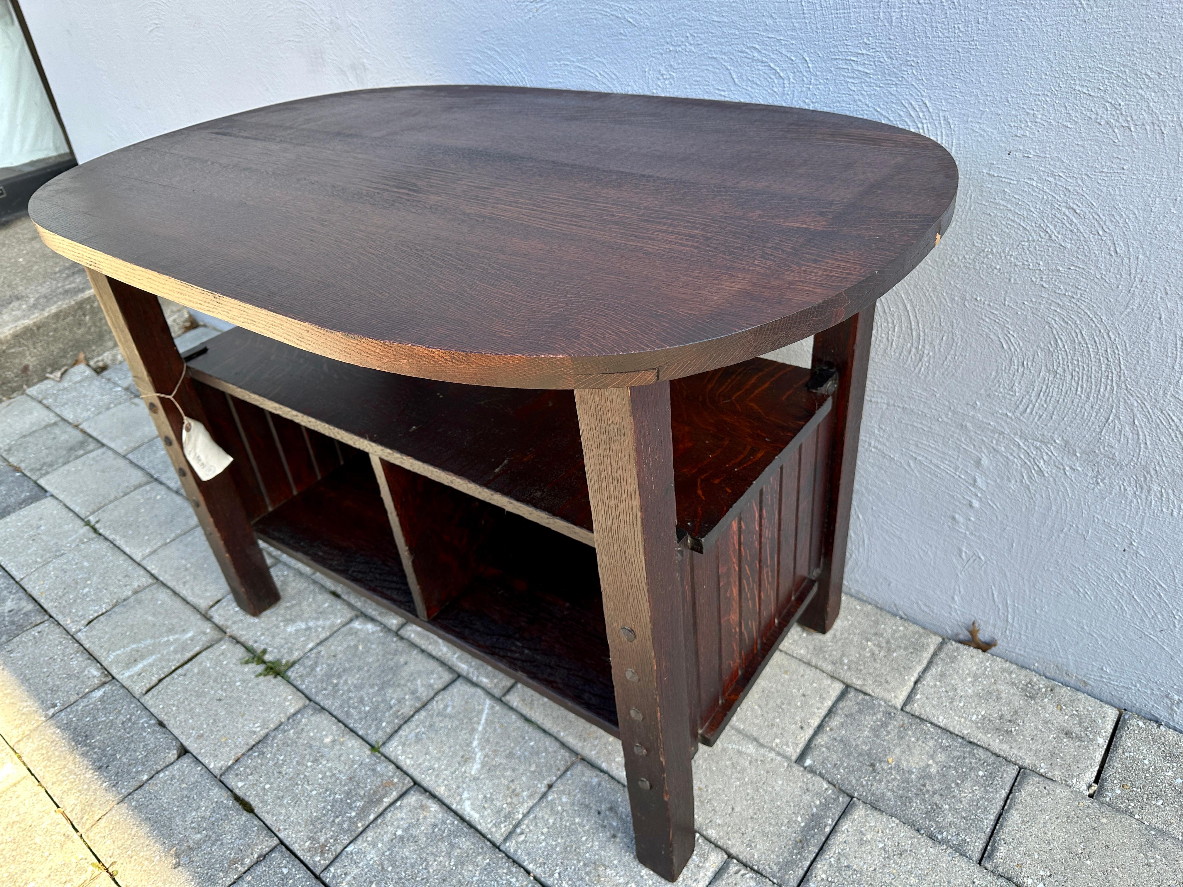 Antiquités Michigan Chair Co. Table ovale - W3192

Il s'agit d'une table ovale ancienne de la Michigan Chair Company.  Fabriquée au début des années 1900, la table est en très bon état.  Il est épinglé sur tout le pourtour et les côtés sont