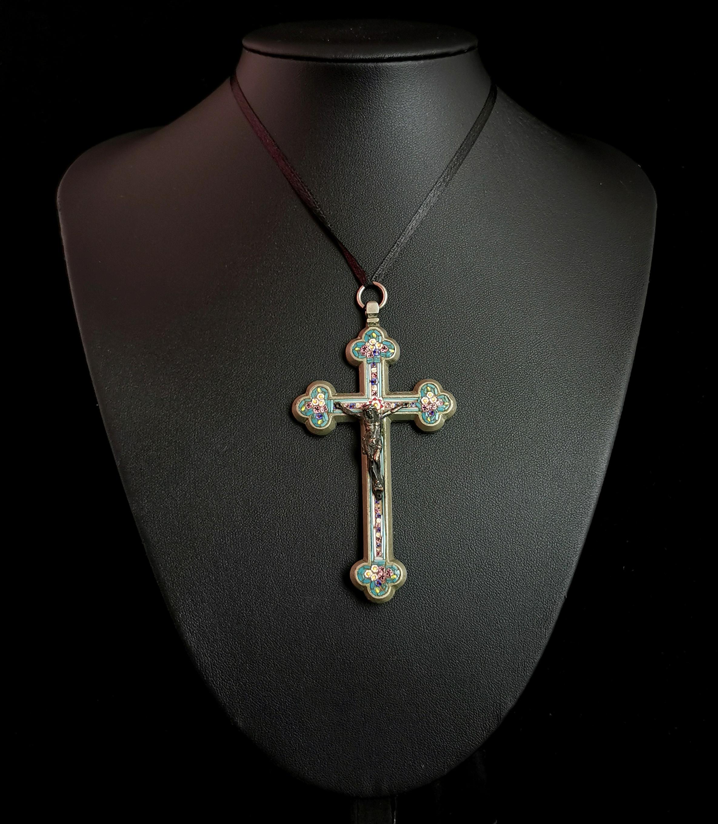 antique crucifix pendant