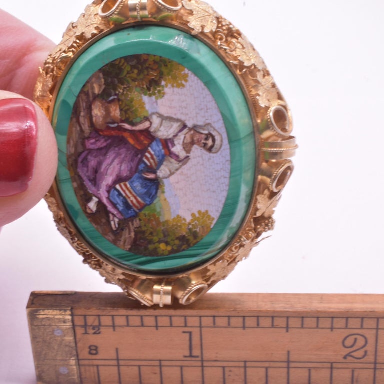 BROCHE EMAUX, MCRO-MOSAÏQUE ANCENNE | eBay | Un mcro, Broche, Mosaque