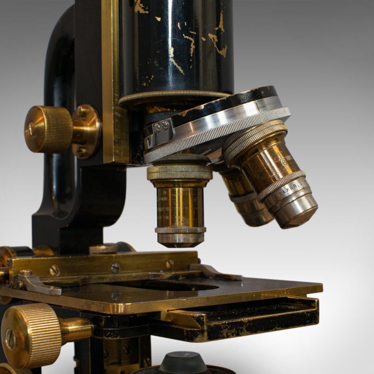 Antique Microscope, English, Brass, Scientific Instrument, Charles ...