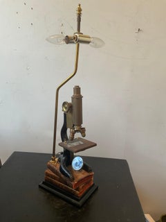 Antike Mikroskop-Lampe