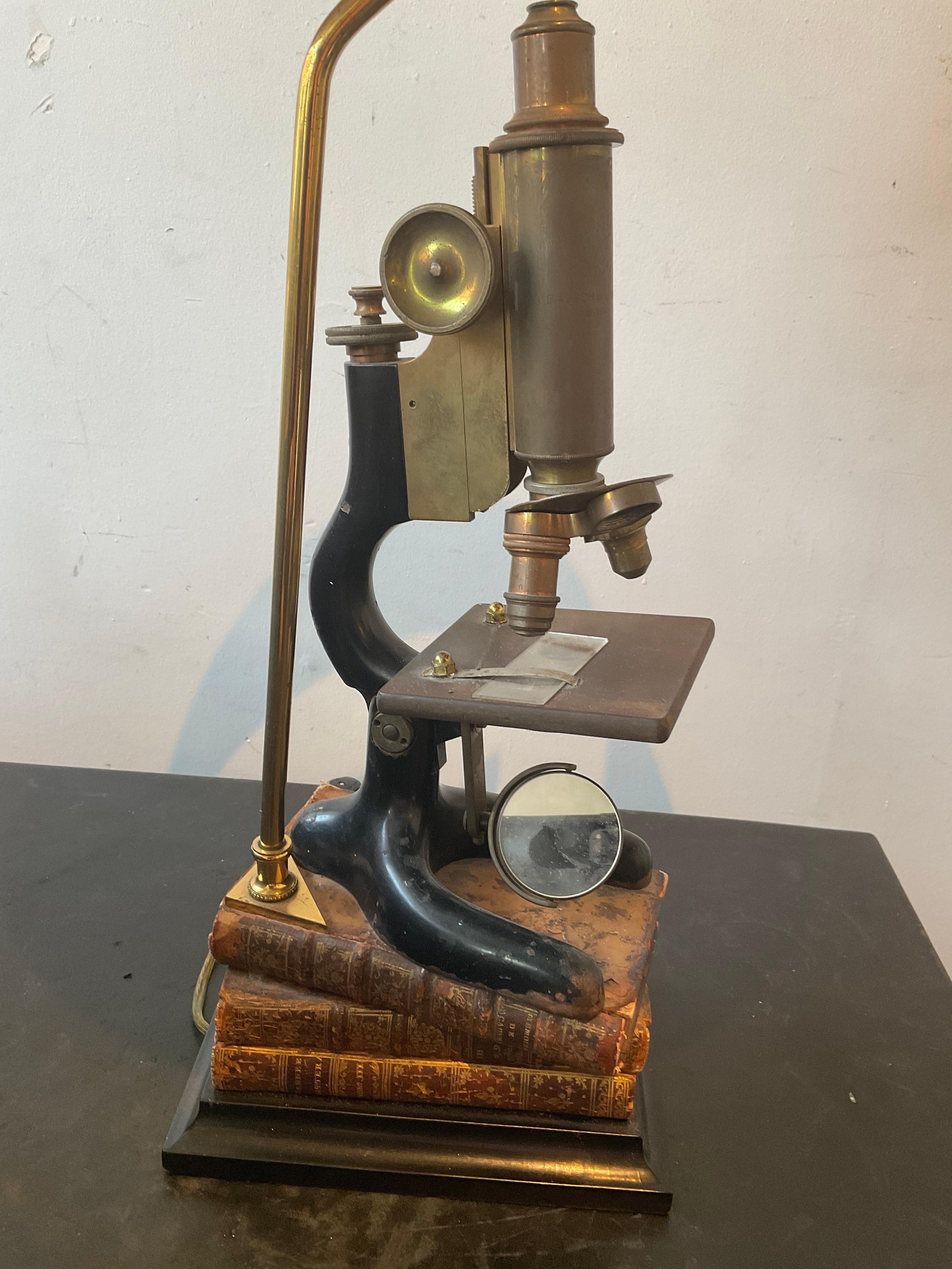 Brass Antique Microscope Lamp