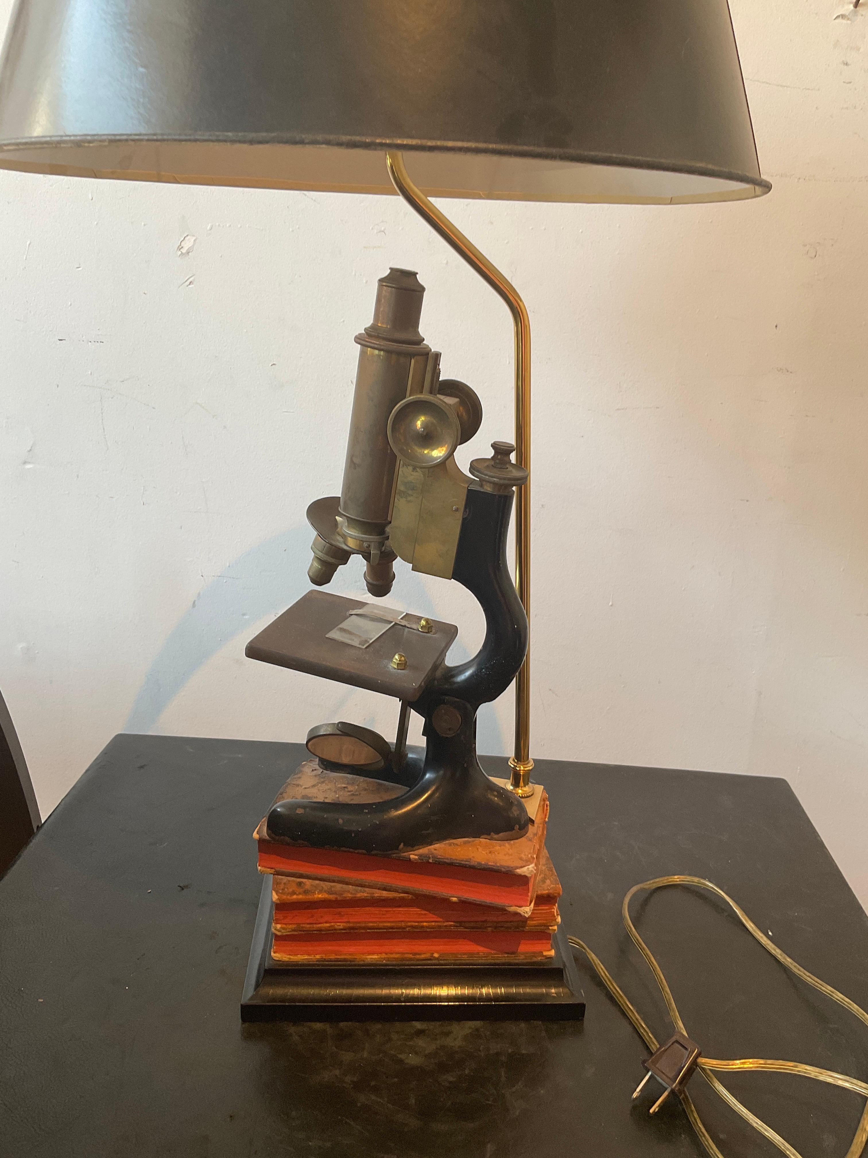 Antique Microscope Lamp 3