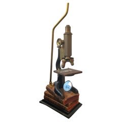 Antique Microscope Lamp