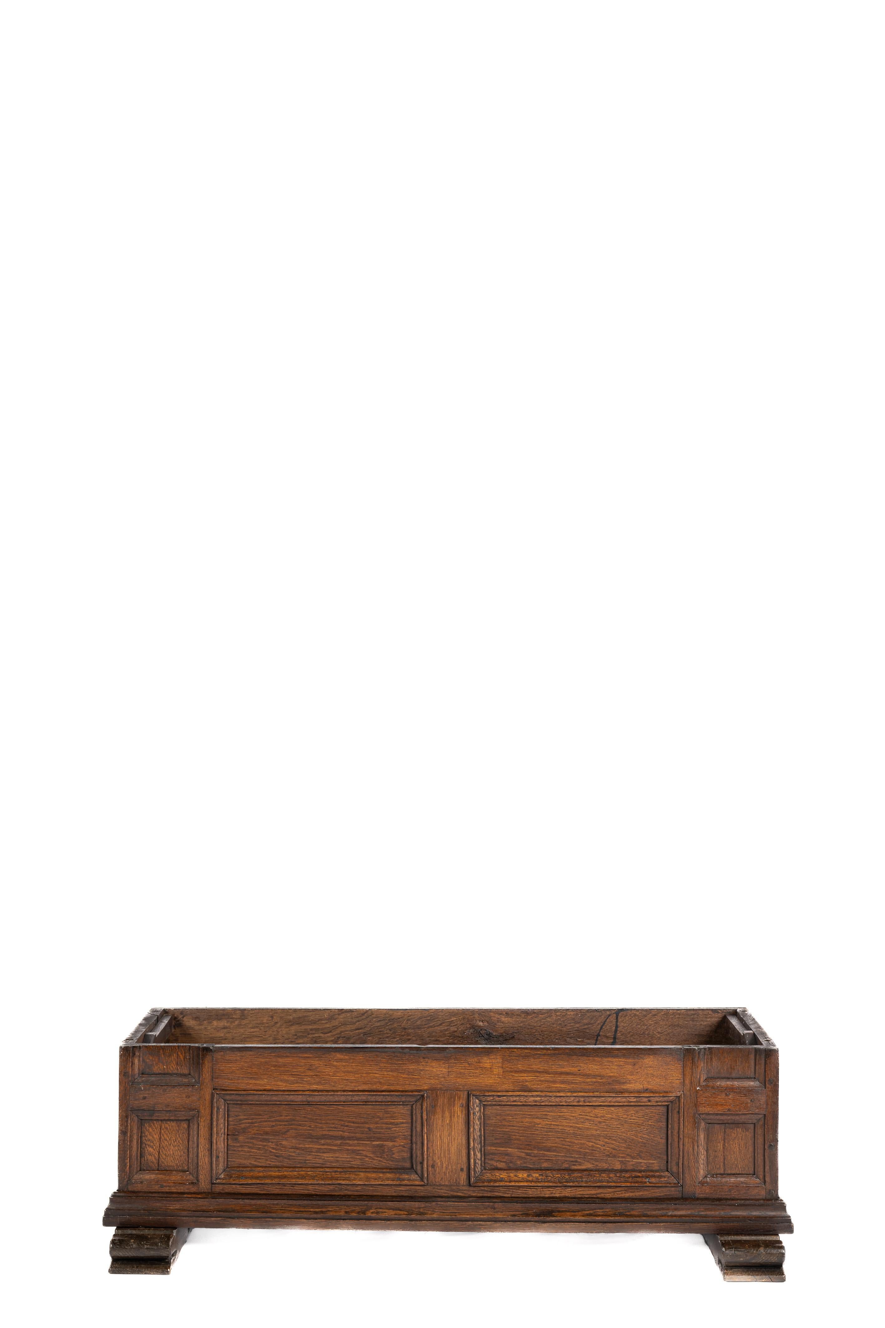 Antique mid 18th century German warm brown two door demountable cabinet For Sale 4