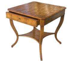 Antique Mid 19th C Swedish Crystal & Tole Chandelier