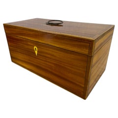 Antique mid 19th century American tea caddy