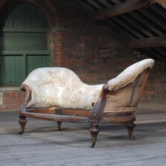 Antique Mid 19th Century Gillows Double Spoon Back Sofa