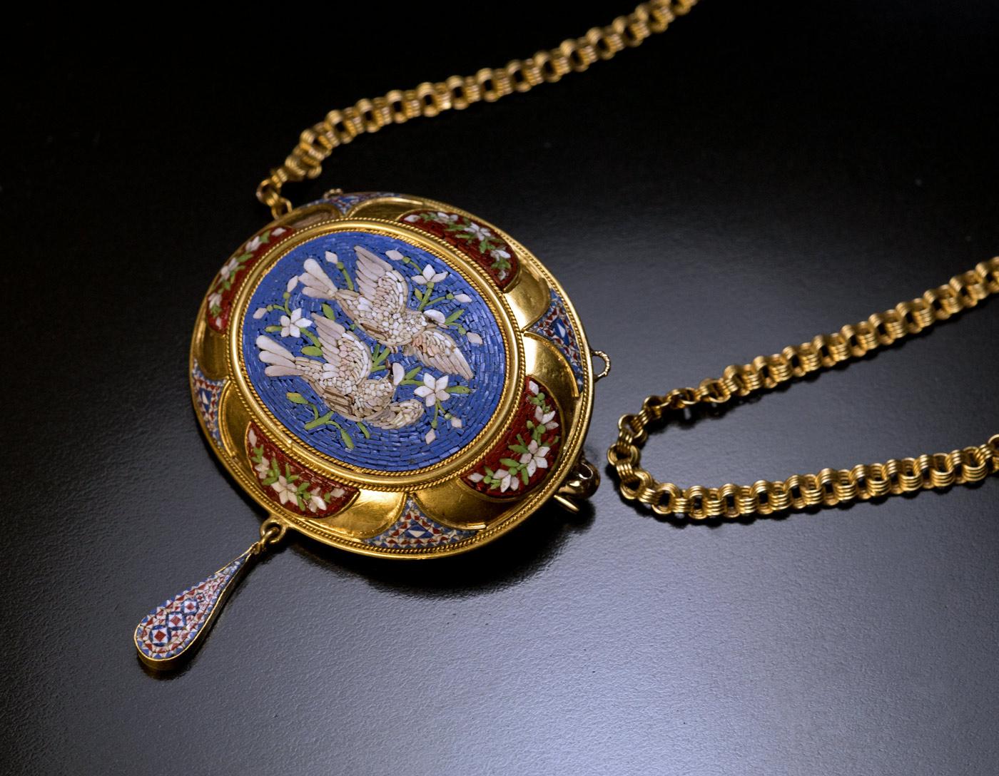 antique italian micro mosaic jewelry