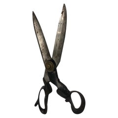 Antique Mid 19th Century R. Heinisch Furrier Shears, Scissors 1859