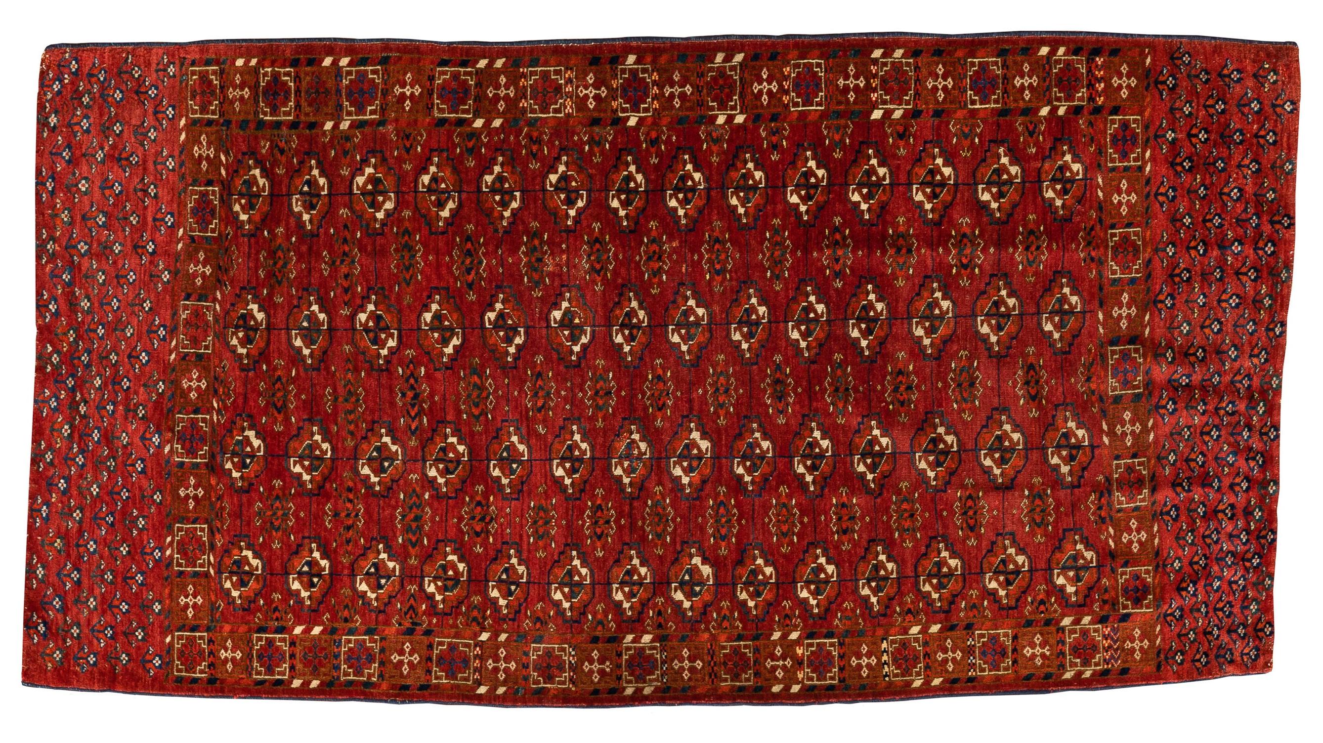 Tapis antique du Mid Century Antiques Tekke du Turkménistan en vente