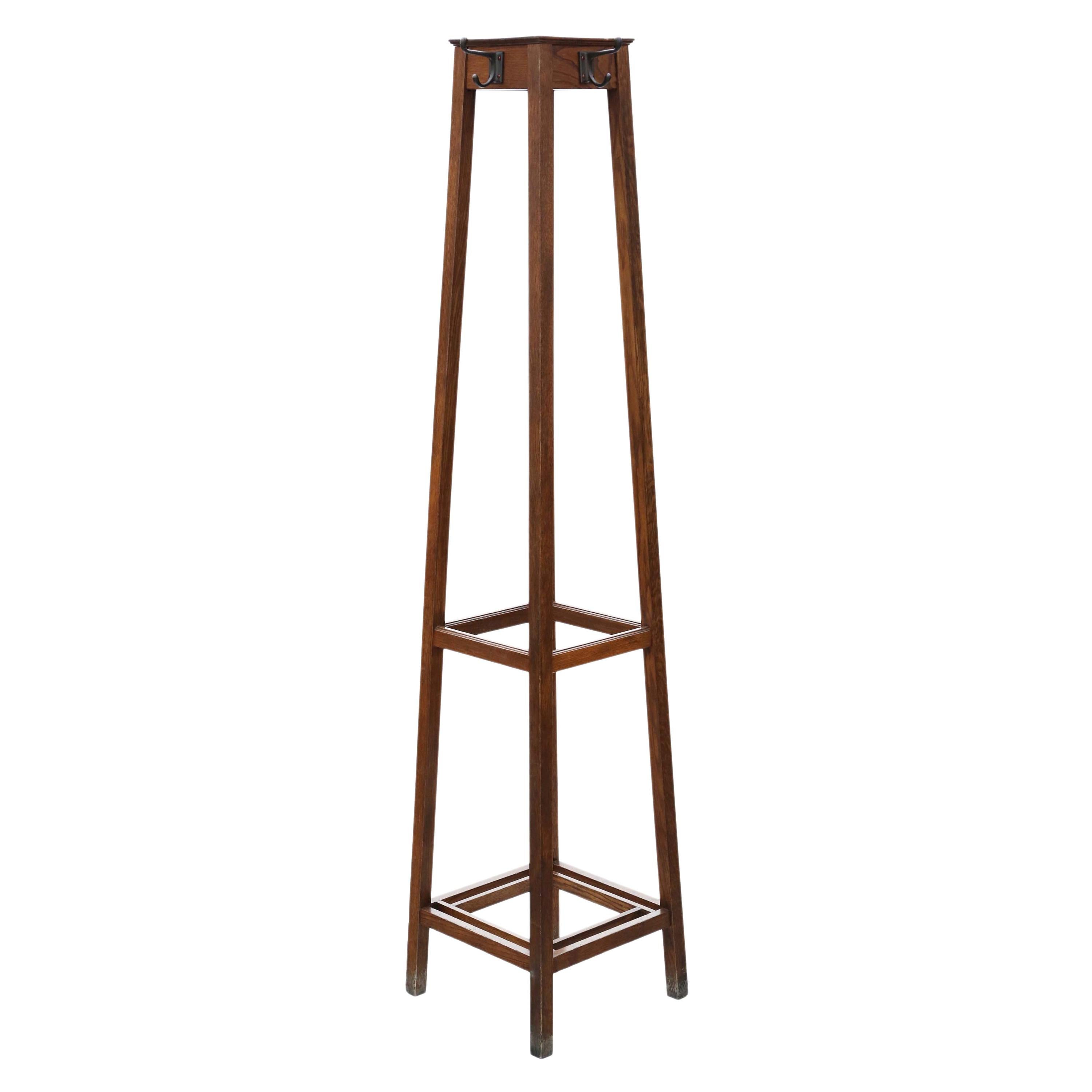 Oak Coat Rack / Stick or Umbrella Stand or Hall Stand at 1stDibs