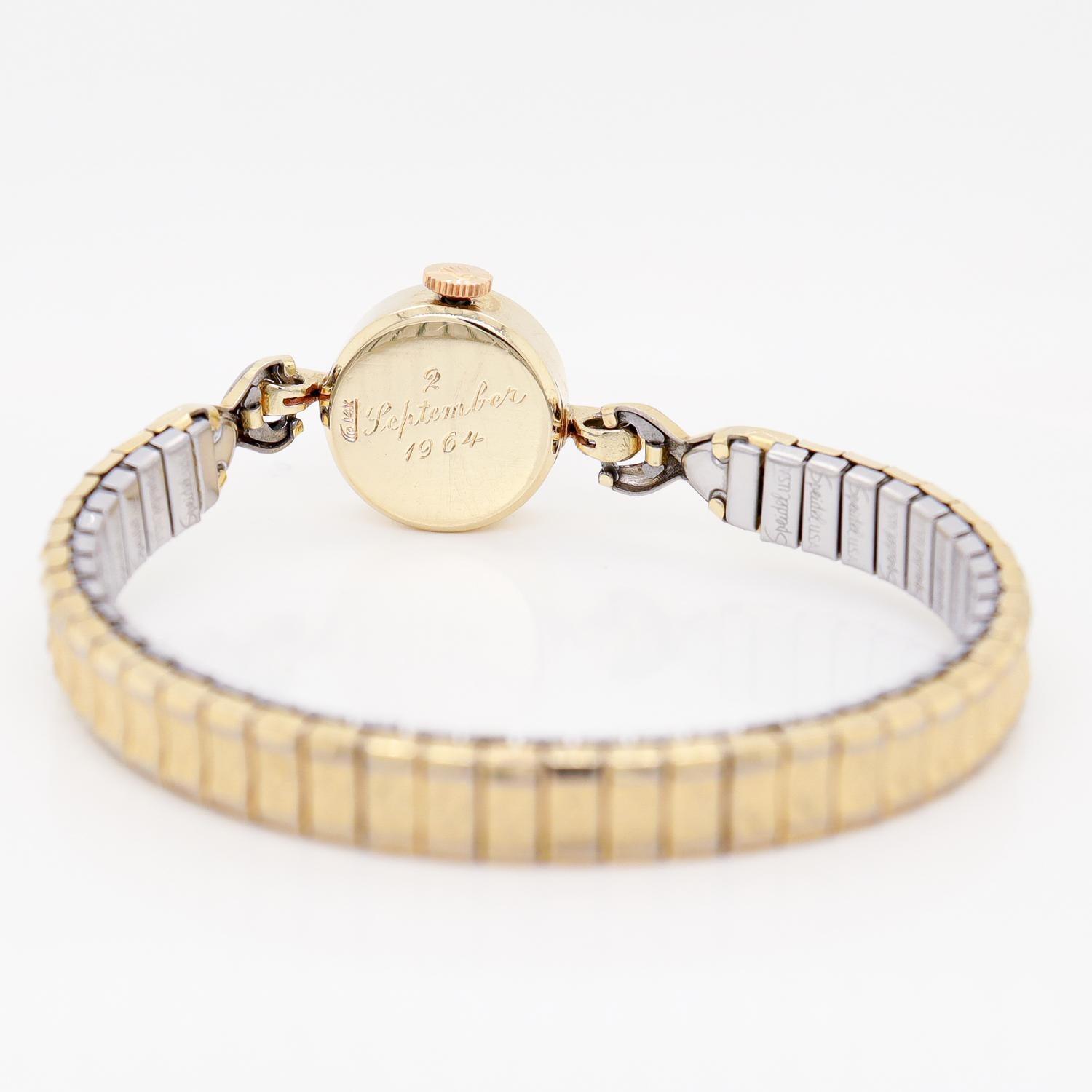Antique Mid-Century 14K Gold Ladies' Rolex Watch 7