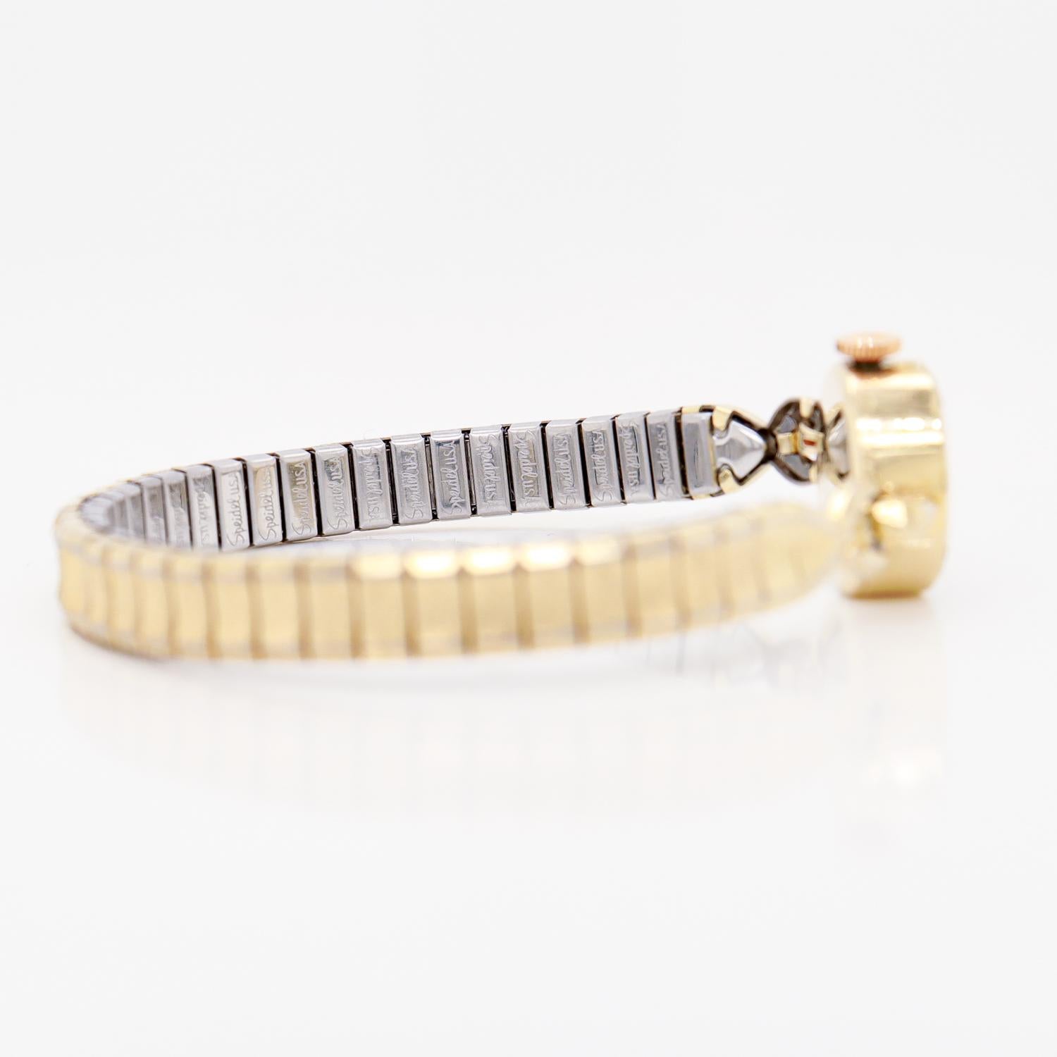 Antique Mid-Century 14K Gold Ladies' Rolex Watch 9