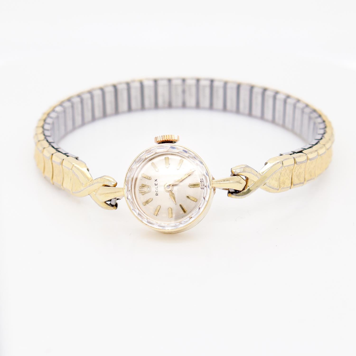 Antique Mid-Century 14K Gold Ladies' Rolex Watch 1