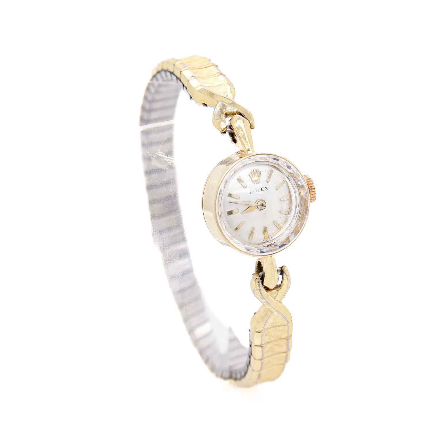 Antique Mid-Century 14K Gold Ladies' Rolex Watch 2