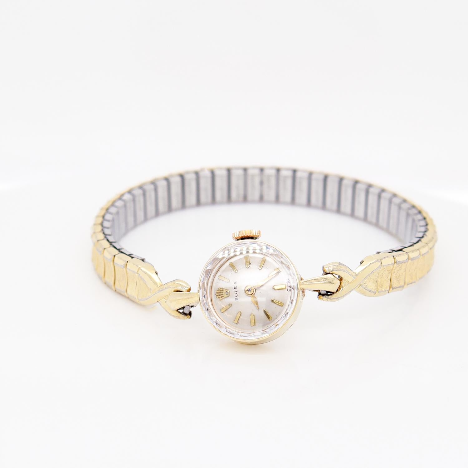 Antique Mid-Century 14K Gold Ladies' Rolex Watch 3
