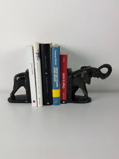 Antique mid-century marble "Elephant" Bookend, 1940s
