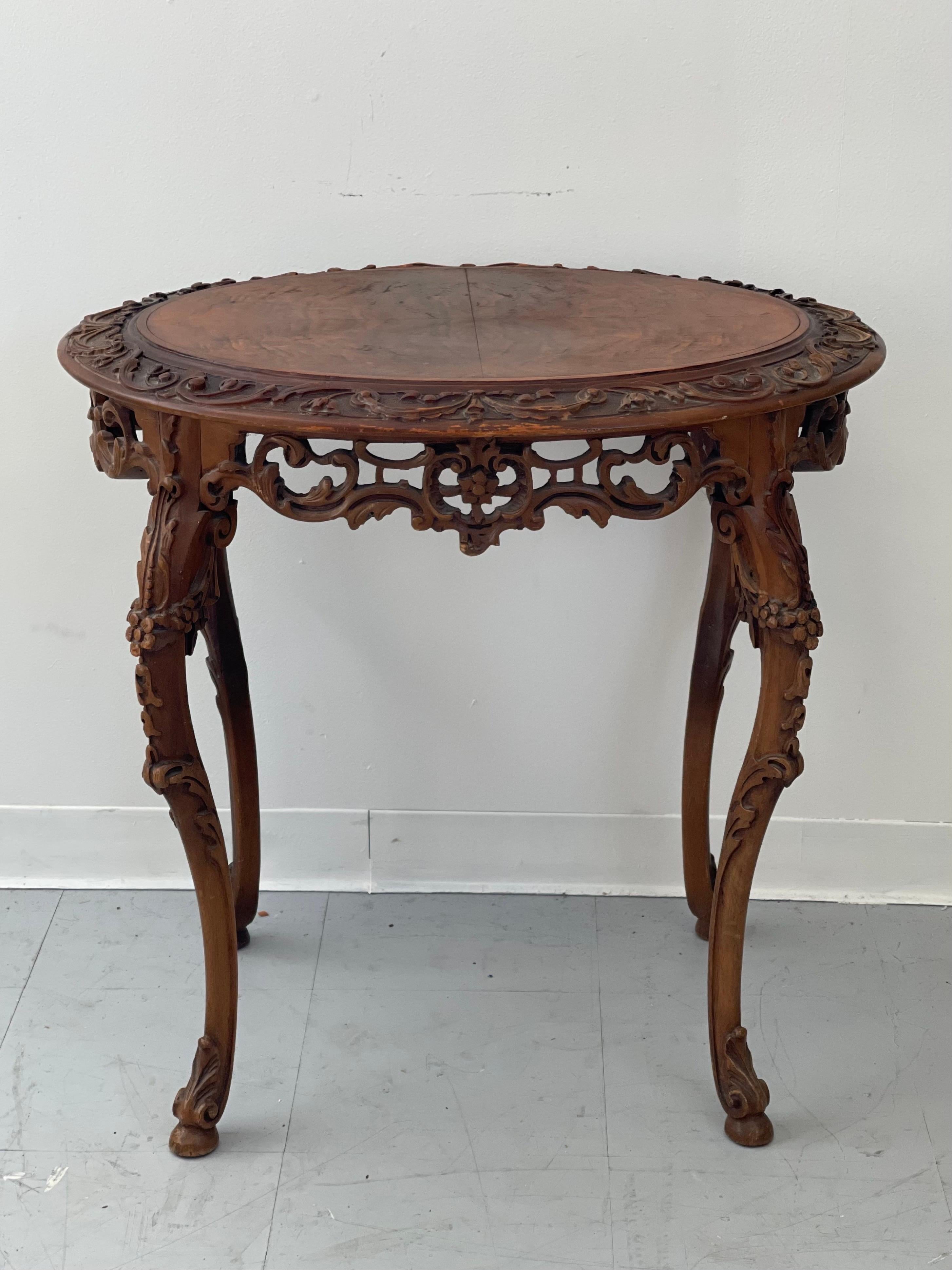 Antique  table stand 

Dimensions. 30 W ; 23 D ; 29 H.